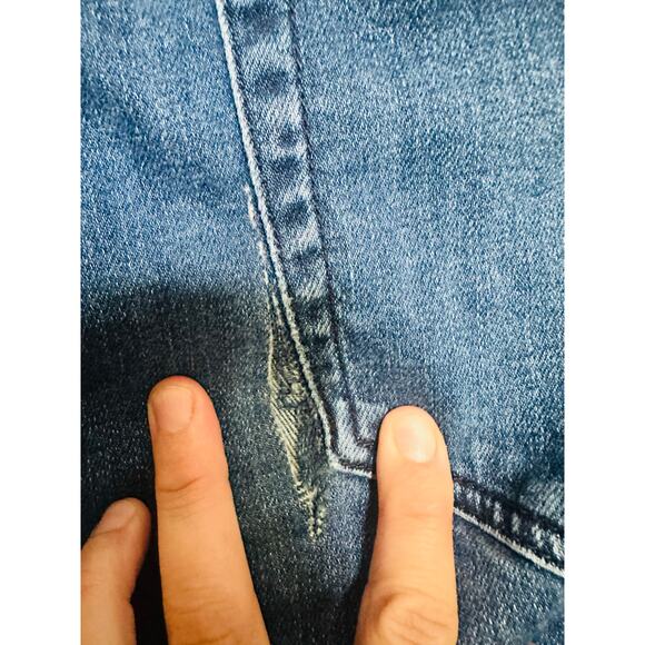 RAG & BONE Dark Wash Denim Dre Low Rise Subtle Cuff Boyfriend Jeans Size 26 - Picture 11 of 14